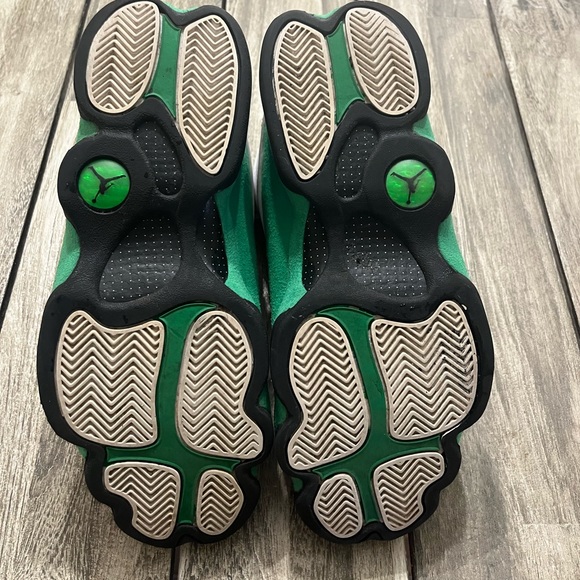 Air Jordan 13 retro Lucky Green size 10 sneaker shoes - Picture 4 of 5